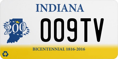 IN license plate 009TV