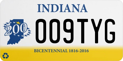 IN license plate 009TYG