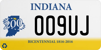 IN license plate 009UJ