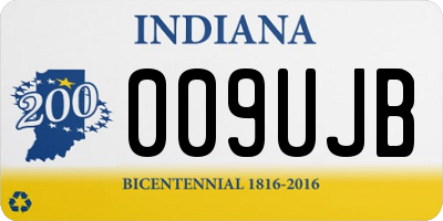 IN license plate 009UJB