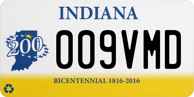 IN license plate 009VMD