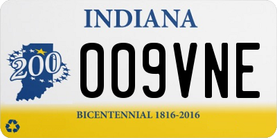 IN license plate 009VNE