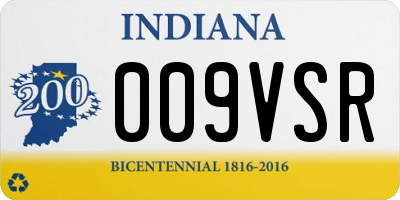 IN license plate 009VSR