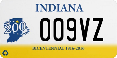 IN license plate 009VZ