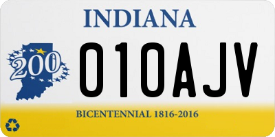 IN license plate 010AJV