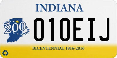 IN license plate 010EIJ