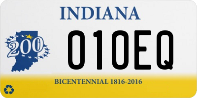 IN license plate 010EQ