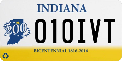IN license plate 010IVT