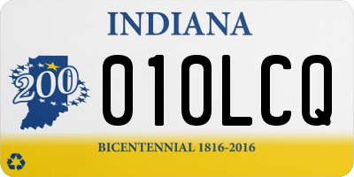 IN license plate 010LCQ
