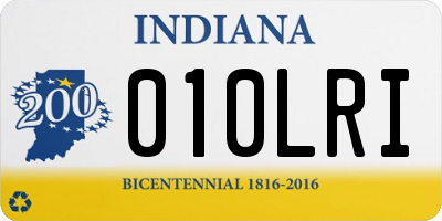 IN license plate 010LRI