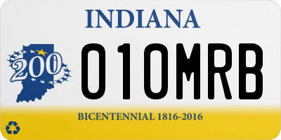 IN license plate 010MRB
