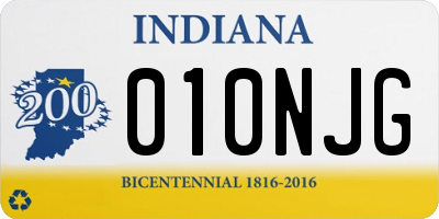 IN license plate 010NJG