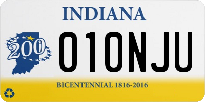 IN license plate 010NJU