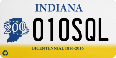 IN license plate 010SQL