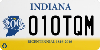 IN license plate 010TQM