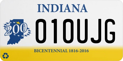 IN license plate 010UJG