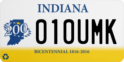 IN license plate 010UMK
