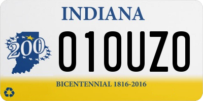 IN license plate 010UZO