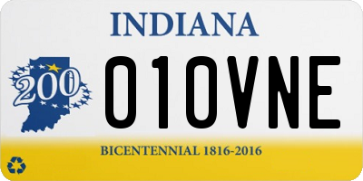 IN license plate 010VNE