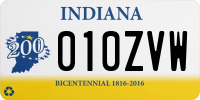 IN license plate 010ZVW