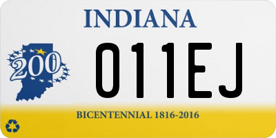 IN license plate 011EJ