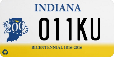 IN license plate 011KU