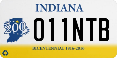 IN license plate 011NTB