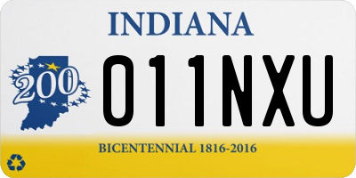 IN license plate 011NXU
