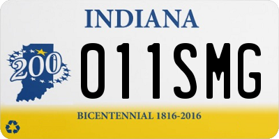 IN license plate 011SMG