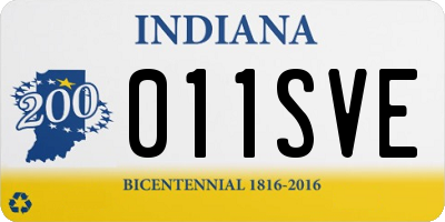 IN license plate 011SVE