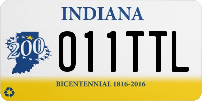 IN license plate 011TTL
