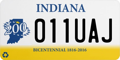 IN license plate 011UAJ