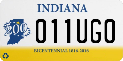 IN license plate 011UGO