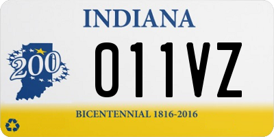 IN license plate 011VZ