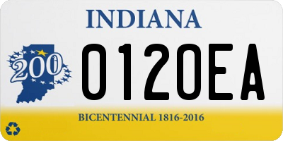 IN license plate 012OEA