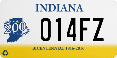 IN license plate 014FZ