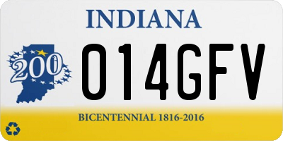 IN license plate 014GFV
