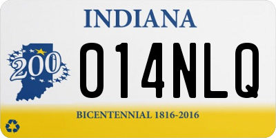 IN license plate 014NLQ