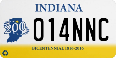 IN license plate 014NNC