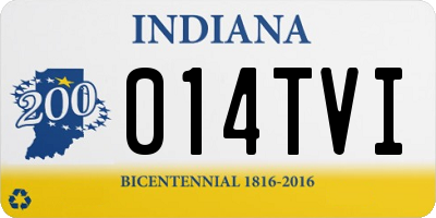 IN license plate 014TVI