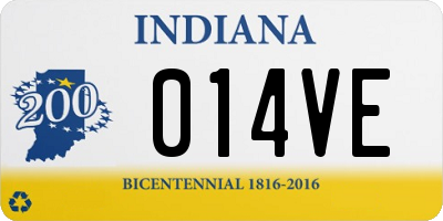 IN license plate 014VE