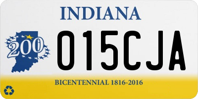 IN license plate 015CJA