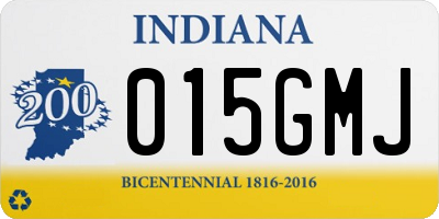 IN license plate 015GMJ