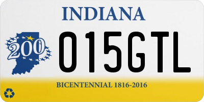 IN license plate 015GTL
