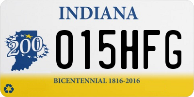 IN license plate 015HFG