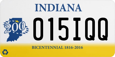 IN license plate 015IQQ