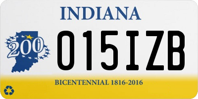 IN license plate 015IZB