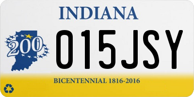 IN license plate 015JSY