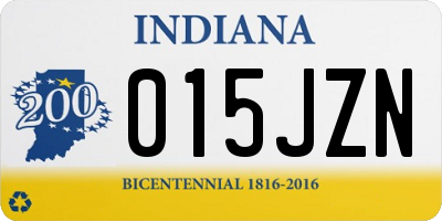 IN license plate 015JZN