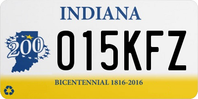 IN license plate 015KFZ